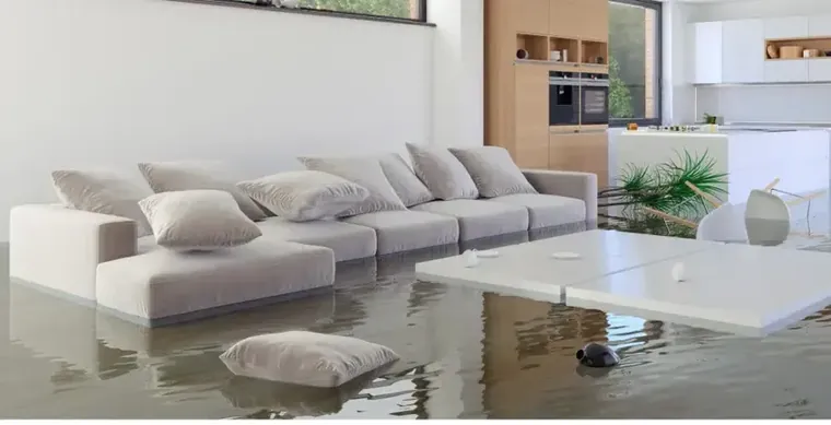 Basement flood dried in a Rockburn home